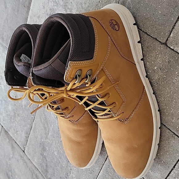 Timberland Graydon Sneaker Lace-up Boot Wheat Nubuck Sz 9 - Picture 5 of 9